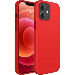 Fusion Elegance Fibre Прочный Силиконовый чехол для Apple iPhone 12 Pro Max Красный