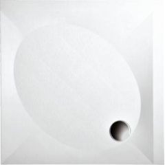 PAA dušas vanniņa Art, 900x900 mm, ar paneli, balta Душевые кабины