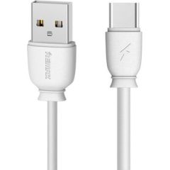 Remax Suji USB / USB-C datu un uzlādes vads 2.1A 1m balts