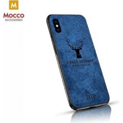 Mocco Deer Case Silikona Apvalks Priekš Apple iPhone XS / X Zils (EU Blister)
