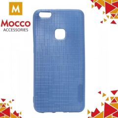 Mocco Cloth Силиконовый чехол с текстурой для Huawei P8 Lite / P9 Lite (2017) Синий