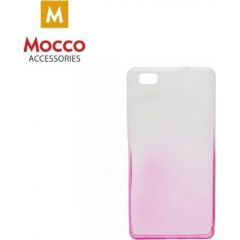 Mocco Gradient Back Case Silikona Apvalks Ar Krāsu Gradientu Priekš Samsung J730 Galaxy J7 (2017) Caurspīdīgs - Rozā