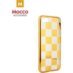 Mocco ElectroPlate Chess Aizmugurējais Silikona Apvalks Priekš Samsung J330 Galaxy J3 (2017)  Zeltains