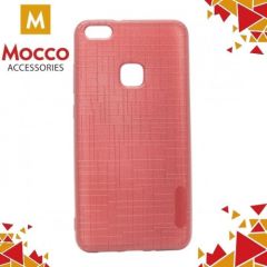 Mocco Cloth Силиконовый чехол с текстурой для Huawei P8 Lite / P9 Lite (2017) Красный
