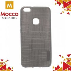 Mocco Cloth Back Case Silikona Apvalks Ar Tekstūru Priekš Samsung G955 Galaxy S8 Plus Pelēks