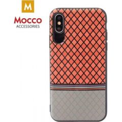 Mocco Trendy Grid And Stripes Silikona Apvalks Priekš Samsung G955 Galaxy S8 Plus Sarkans (Pattern 2)