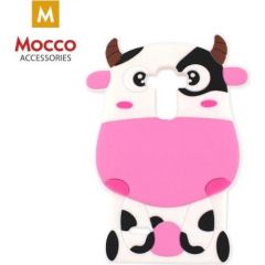 Mocco 3D Cow Silikona Aizmugurējais Apvalks Priekš iPhone 6 / 6S Rozā
