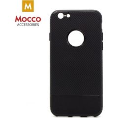 Mocco Carbonic Back Case Silikona Apvalks Priekš Samsung N950 Galaxy Note 8 Melns