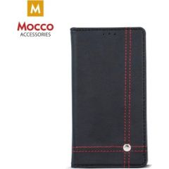 Mocco Smart Focus Book Case Grāmatveida Maks Telefonam Xiaomi Redmi 4A Melns / Sarkans