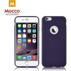 Mocco Ultra Slim Soft Matte 0.3 mm Matēts Silikona Apvalks Priekš Samsung G925 Galaxy S6 Edge Zils Neoriģinālie Maciņi