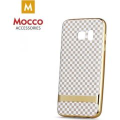 Mocco Blocks Plating Силиконовый чехол для Apple iPhone 7 / 8 Прозрачный - Золотой