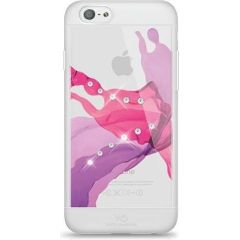 White Diamonds Liquid Пластмассовый чехол С Кристалами Swarovski для Samsung G920 Galaxy S6 Прозрачный - Розовый