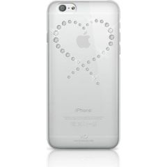 White Diamonds Eternity Crystal Aizmugurējais Plastikāta Apvalks ar Swarovski Kristāliem Priekš Apple iPhone 6 Plus Caursīdīgs Ar Sudrabam Kristāliem