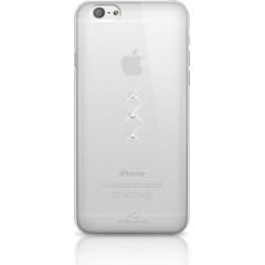 White Diamonds Trinity Пластмассовый чехол С Кристалами Swarovski для Apple iPhone 6 Plus Прозрачный C Серебряными Кристалами