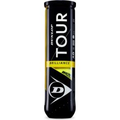 Tennis balls Dunlop TOUR BRILLIANCE UpperMid 4-tube ITF