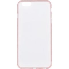 Beeyo Diamond Frame Силиконовый Чехол для Samsung G920 Galaxy S6 Прозрачный - Розовый