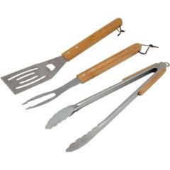 Campingaz Universal utensil Kit 3-daļīgs komplekts: Lāpstiņa, knaibles un dakša