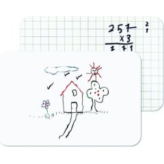 Divpusēja personiskā tāfele  BI-OFFICE Schoolmate A3, bez rāmja, ar marķieri un tīrīšanas sūkli Baltās tāfeles