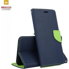 Mocco Fancy Book Case Grāmatveida Maks Telefonam Apple Iphone 12 / 12 Pro Zils - Zaļš Neoriģinālie Maciņi