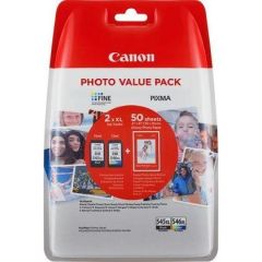 Canon Ink PG-545 XL Black / CL-546 XL Color Komplekts Tintes printeru izejmateriāli
