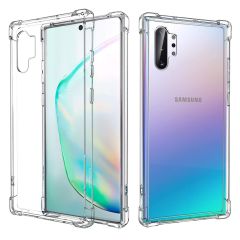 Fusion Ultra Back Case 0.3 mm izturīgs Silikona Aizsargapvalks Priekš Samsung N975 Galaxy Note 10 Plus Caurspīdīgs