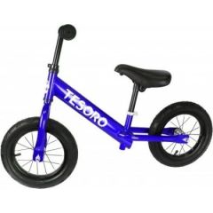 Tesoro Kids Balance Bike PL-12 zils metālisks