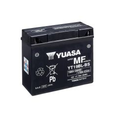 Yuasa 17Ah 170A MF YT19BL-BS Startera akumulatoru baterija 186x82x171