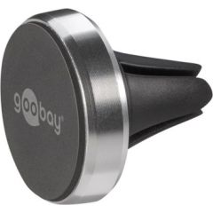Goobay 38685 Magnetic mount Metal Slim Design for smartphones (35mm), black-silver Telefonu Turētāji Auto Velo Moto