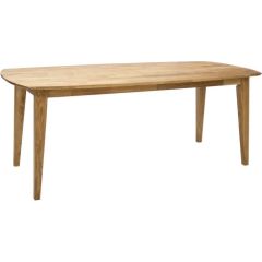Ēdamistabas galds RETRO 190x90xH75cm, izvelkams, koks: ozols, apdare: eļļots