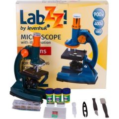 Mikroskops Bērniem ar Komplektu Levenhuk LabZZ M2 Plus 100x-900x