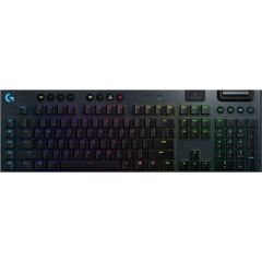 LOGITECH G915 LIGHTSPEED Wireless RGB Mechanical Gaming Keyboard - GL Tactile - CARBON - PAN - 2.4GHZ/BT - NORDIC - TACTILE SWITCH
