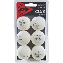 Table tennis balls Dunlop CLUB CHAMP 6pcs