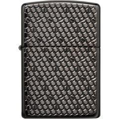 Zippo šķiltavas 49021 Armor™ Black Ice® Hexagon design