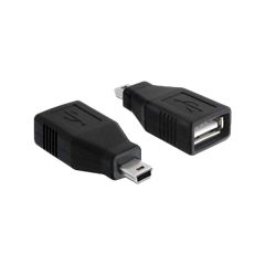 DELOCK Adapter USB 2.0-A fe >USB-mini ma