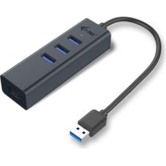 I-TEC USB 3.0 Metal HUB 3 Port Giga Lan