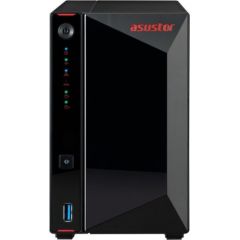 Asus Asustor Nimbustor 2   AS5202T up to 2 HDD/SSD, Intel Celeron J4005 Dual-Core, Processor frequency 2.0 GHz, 2 GB, SO-DIMM DDR4 2400, Single, Black
