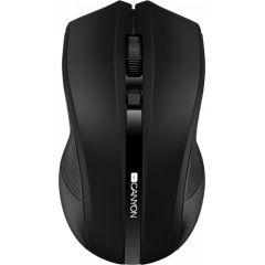 CANYON MW-5 2.4GHz wireless Optical Mouse with 4 buttons, DPI 800/1200/1600, Black, 122*69*40mm, 0.067kg