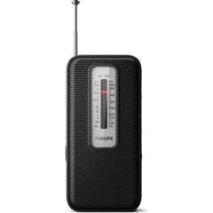 PHILIPS TAR1506/00 portatīvais radio, melns ar baterijām