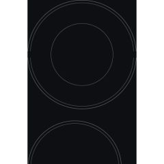 Ariston Hotpoint Hob HR 632 B Vitroceramic, Number of burners/cooking zones 4, Touch control, Timer, Black