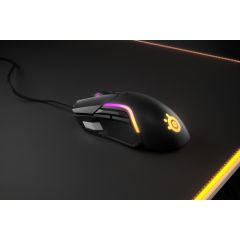 SteelSeries Gaming Mouse Rival 5, Optical, RGB LED light, Black, Wired