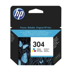 HP 304 Tri-color Ink Cartridge Tintes printeru izejmateriāli