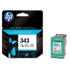 HP 343 Tri-color Inkjet Print Cartridge Tintes printeru izejmateriāli