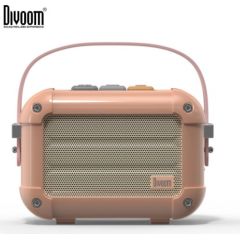 Divoom Macchiato Retro VHS Стиль 6W DSP Bluetooth Колонка с Впечатлительным Звуком + Стильный чемоданчик Розовый