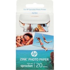 HP фотобумага Sprocket Zink 5x7.6см 20 листов