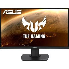 Asus TUF Gaming Curved VG24VQE  24 ", VA, FHD, 1920x1080 pixels, 16:9, 1 ms, 250 cd/m², Black, 1 x DisplayPort 1.2, 2 x HDMI 2.0