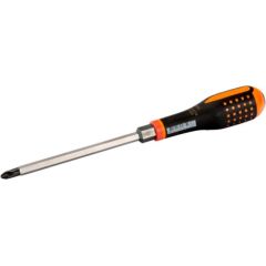Bahco Screwdriver ERGO™ Phillips PH2x125mm with 11mm hex through blade
