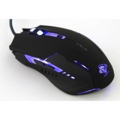 E-Blue Aurora Игровая мышь с Дополнительными кнопками / LED Подсветка RGB / 3000 DPI / Avago Chipset / USB Черная