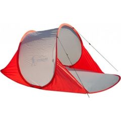 Royokamp  telts, kas automātiski izliekas pludmales ekrānā Teltis