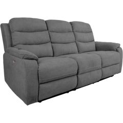 Диван-кресло MIMI 3-местный, 208x93xH102см, электрическое кресло, серый