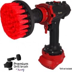 Augstākās kvalitātes urbju birste profesionālai tīrīšanai - stingra, sarkana, 10 cm Tīrīšānas iekārtu aksesuāri